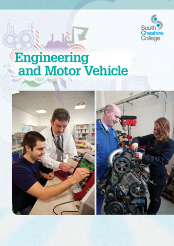 Engineering And Motor Vehicle - StudyCo