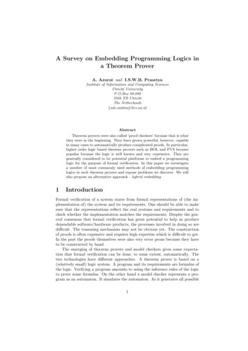 A Survey On Embedding Programming Logics In A Theorem Prover