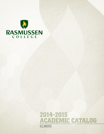 2014 2015 ACADEMIC CATALOG - Rasmussen University