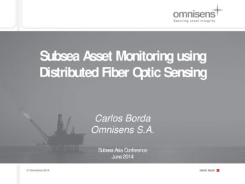 Subsea Asset Monitoring Using Distributed Fiber Optic Sensing
