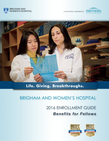 Life. Giving. Breakthroughs. - Partners HealthCare
