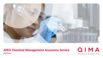 APEO Chemical Management Assurance Service - QIMA