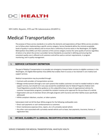 Medical Transportation - Washington, D.C.