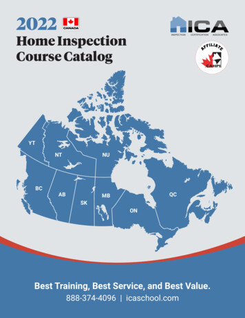 Home Inspection Course Catalog - Online Home Inspection Training ICA