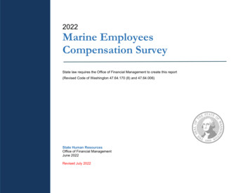 2022 Marine Employees Compensation Survey