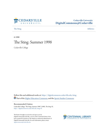 The Sting: Summer 1998 - CORE