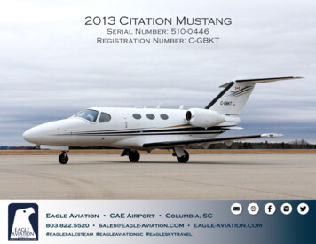 2013 Citation Mustang - Eagle Aviation