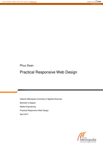 Practical Responsive Web Design