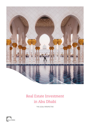 Real Estate Investment In Abu Dhabi - DLA Piper REALWORLD
