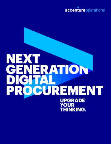 Next Generation Digital Procurement - Accenture