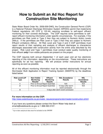 How To Submit An Ad Hoc Report For Construction Site Monitoring