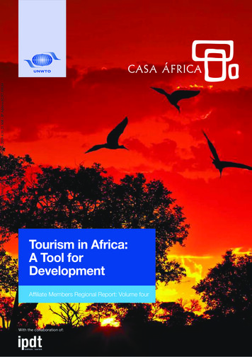 Tourism In Africa: A Tool For Development - Amazon Web Services