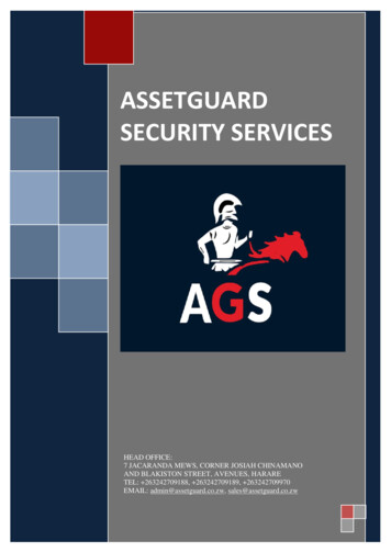 ASSETGUARD SECURITY SERVICES - Bande Holdings