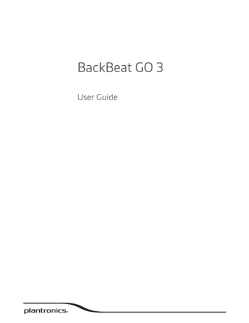 BackBeat GO 3 - Plantronics