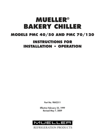 MUELLER BAKERY CHILLER - TMB Baking