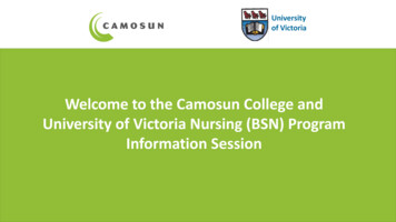 Welcome To The Camosun College And University Of Victoria Nursing (BSN .