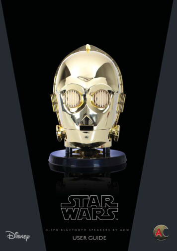 C-3PO BLUETOOTH SPEAKERS BY ACW USER GUIDE - Velleman