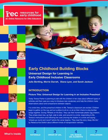 Early Childhood Building Blocks - Welcome To TATS