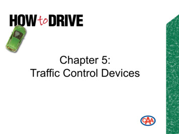 Chapter 5: Traffic Control Devices - St. Anthony's High School