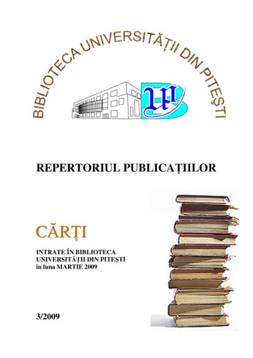 REPERTORIUL PUBLICA Ţ - Cat-biblioteca.upit.ro