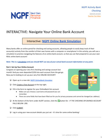 INTERACTIVE: Navigate Your Online Bank Account - Teach DECA