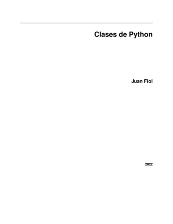 Clases De Python - Crossroads