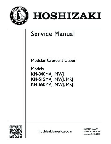 Service Manual - Hoshizaki America, Inc.