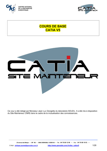Presentation De Catia V5