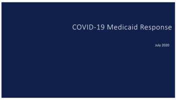 COVID-19 Medicaid Response - Dss.sd.gov
