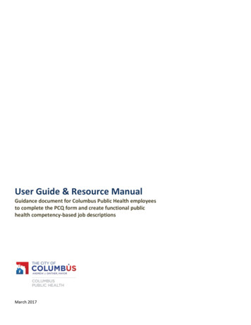 User Guide & Resource Manual - PHF
