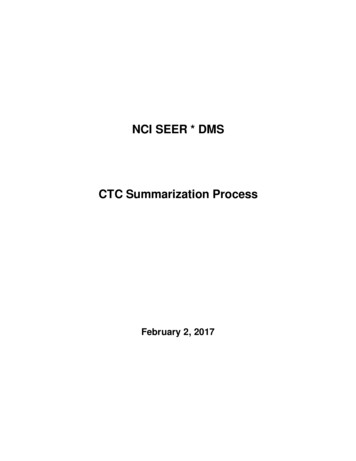 CTC Summarization Process