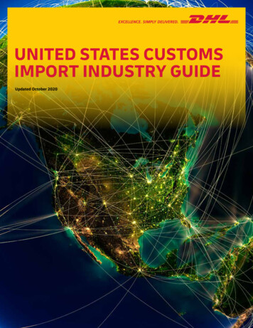 United States Customs Import Industry Guide