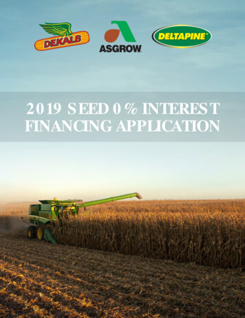 2019 SEED 0% INTEREST FINANCING APPLICATION - IA Rugby 