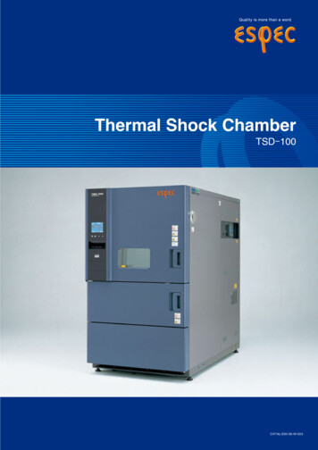 Thermal Shock Chamber - DJK Europe