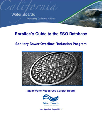 Enrollee's Guide To The SSO Database - California