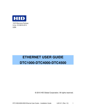 ETHERNET USER GUIDE DTC1000-DTC4000-DTC4500 - Evergreen Id Systems