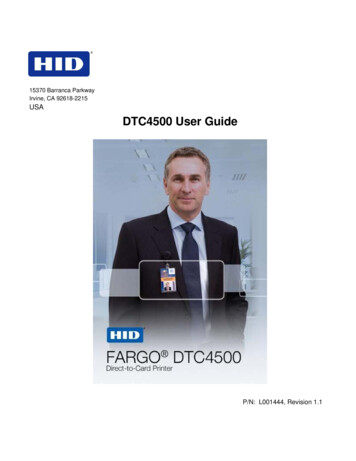 DTC4500 User Guide - ID Wholesaler