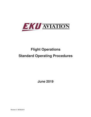 Flight Operations Standard Operating Procedures