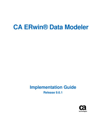 CA ERwin Data Modeler - WebInterface