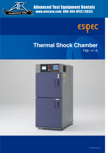Thermal Shock Chamber - ATECorp 