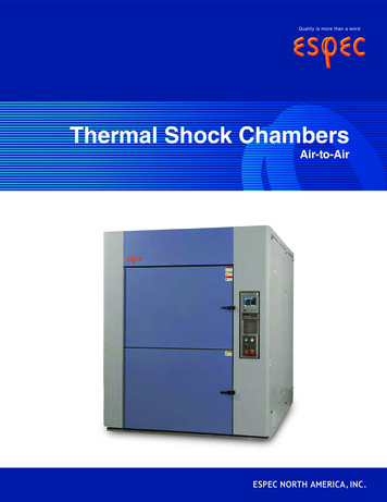 ESPEC ENVIRONMENTAL EQUIPMENT (SHANGHAI) CO., LTD. Thermal Shock Chambers