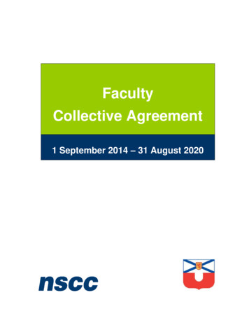 Faculty Collective Agreement - Microsoft