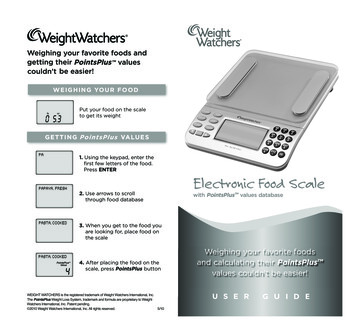 Electronic Food Scale - Weight Watchers