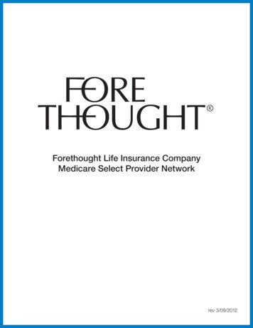 Forethought Life Insurance Company Medicare Select Provider Network