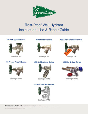 Frost-Proof Wall Hydrant Installation, Use & Repair Guide