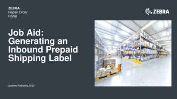 Generating A Prepaid Shipping Label (en-US) - Zebra Technologies