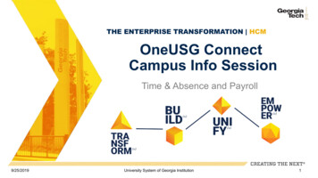 HCM OneUSG Connect Campus Info Session - Gatech.edu
