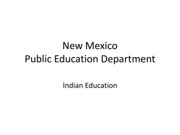Public Education Department - Nmlegis.gov