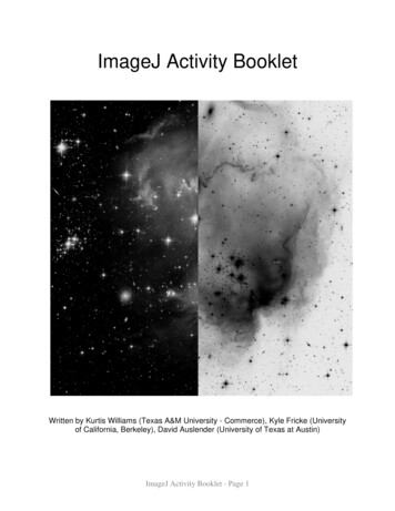 ImageJ Activity Booklet - Wide-field Infrared Survey Explorer