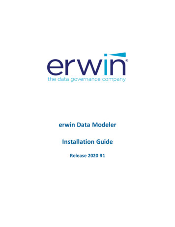 Release 2020 R1 - Erwin, Inc.
